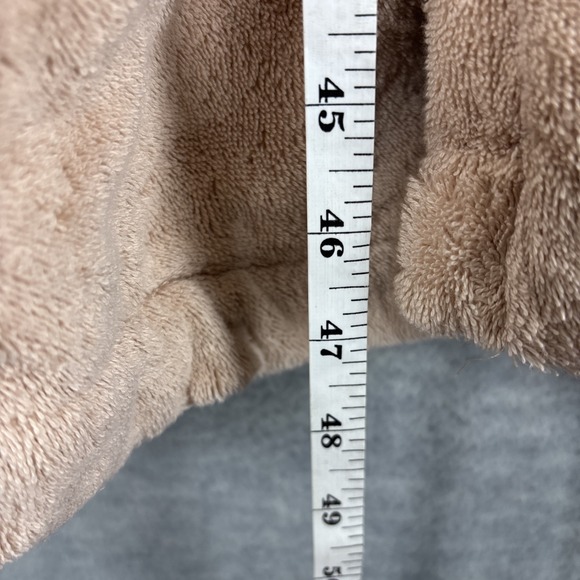 Williams Sonoma Chambers Terry Turkish Cotton Robe L Heavy Soft Beige Peach Long - Picture 8 of 10